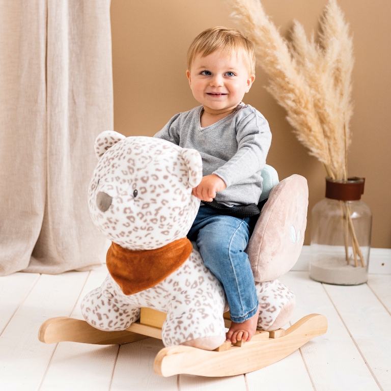 Bascule Léopard des Neiges Jungo Bascule Léopard des Neiges Jungo