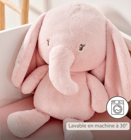Peluche Eléphant Fanfan - 60 cm Peluche Eléphant Fanfan - 60 cm