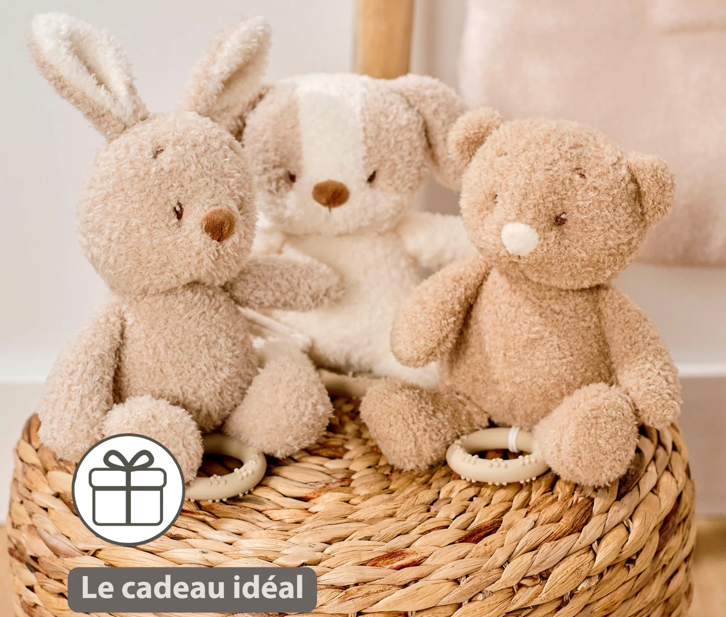 Peluche Musicale Chien Teddy Crème - 25 cm Peluche Musicale Chien Teddy Crème - 25 cm