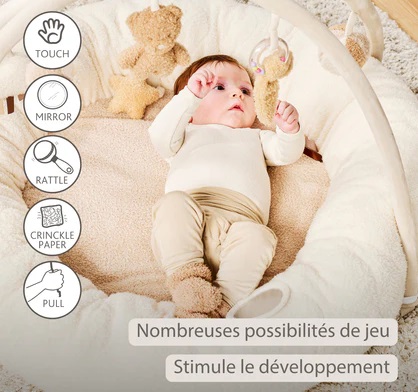 Tapis Eveil Pouf Teddy Ecru Tapis Eveil Pouf Teddy Ecru