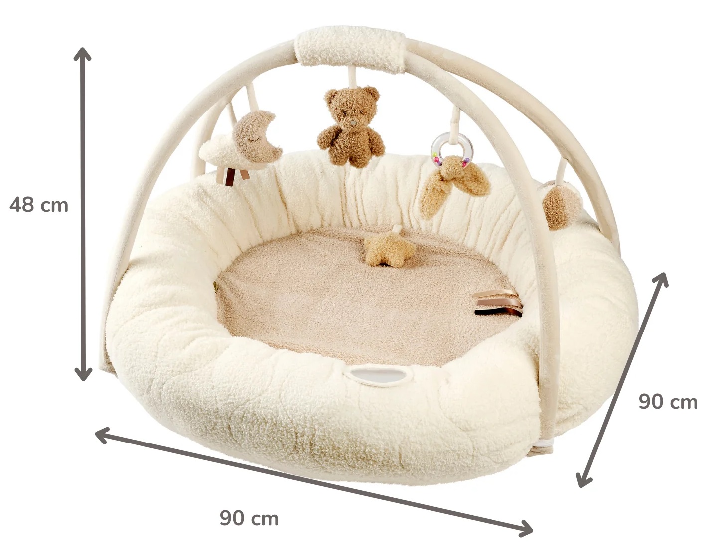 Tapis Eveil Pouf Teddy Ecru Tapis Eveil Pouf Teddy Ecru