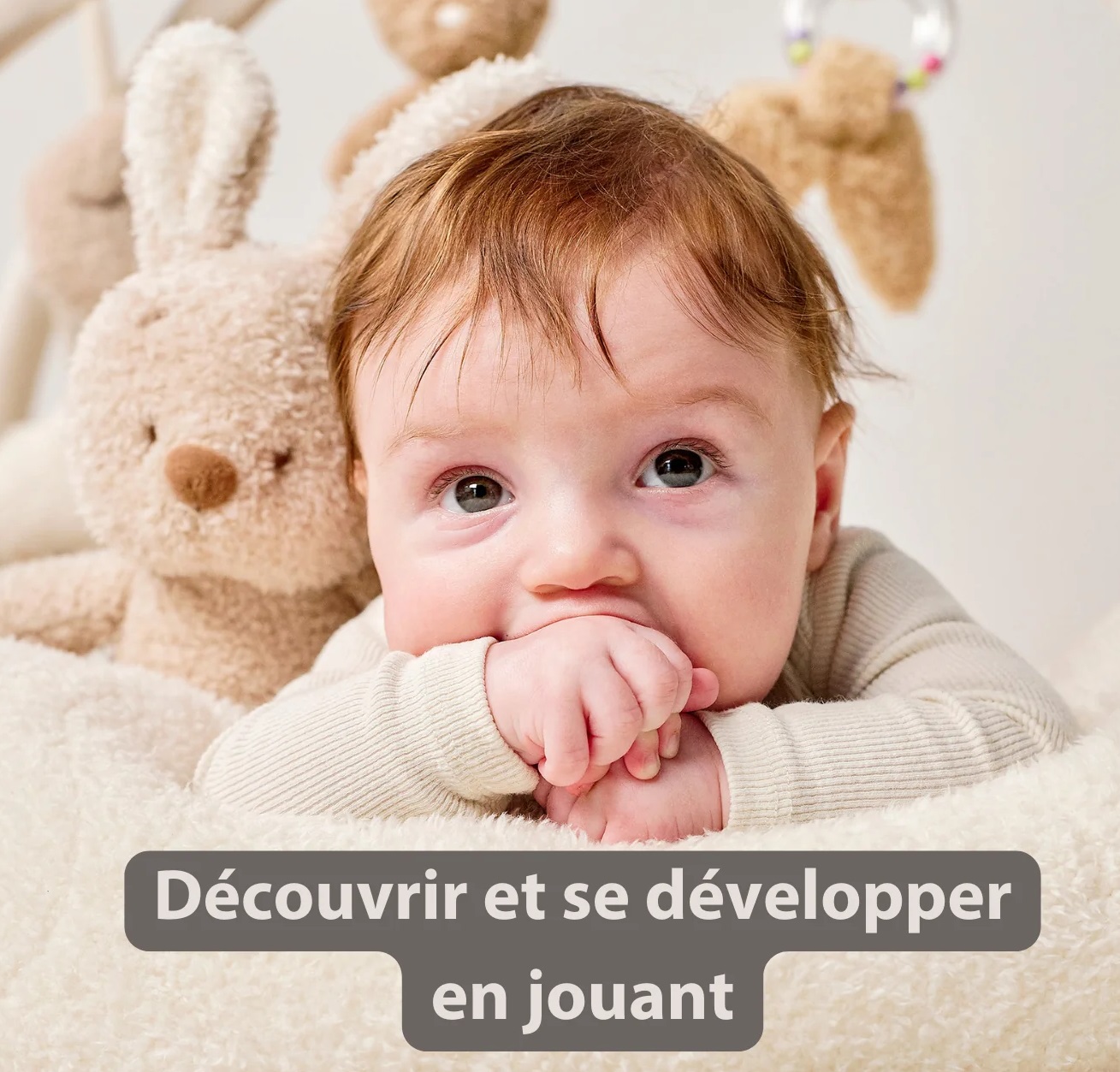 Tapis Eveil Pouf Teddy Ecru Tapis Eveil Pouf Teddy Ecru