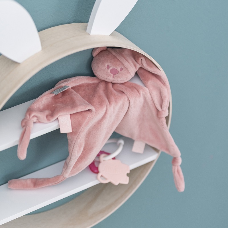 Tipidou maxi doudou rose lapin - Nattou