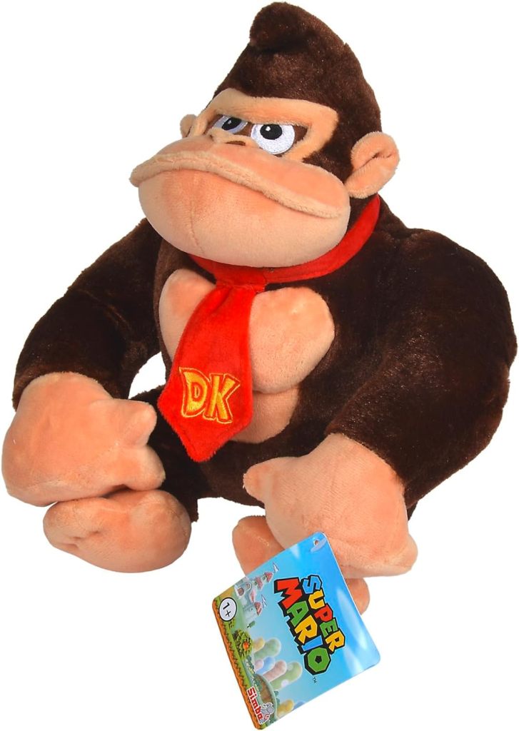 Nicotoy Peluche donkey kong super mario 27 cm Livraison Gratuite 24 48h