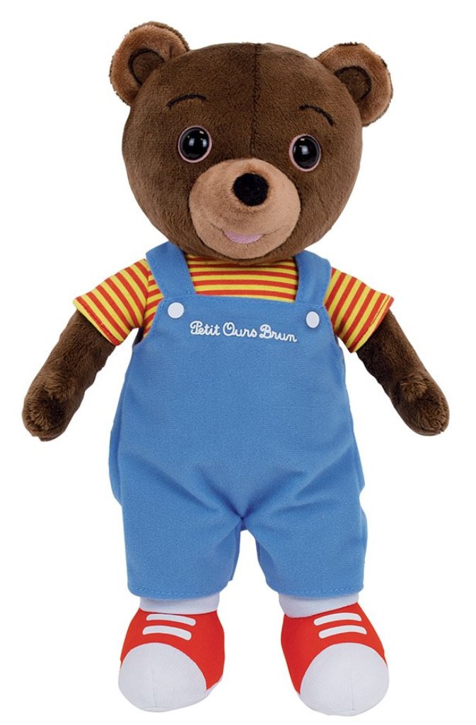 Peluche petit ours brun 32 cm, peluche