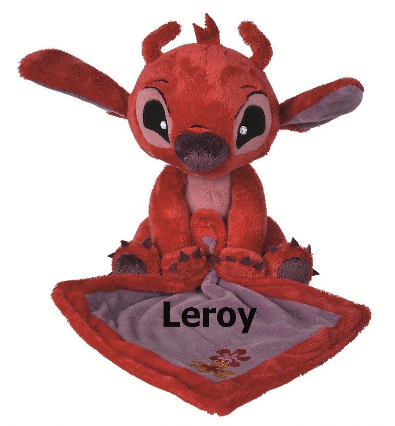 Doudou peluche Stitch avec couverture Lilo et Stitch DISNEY BABIES