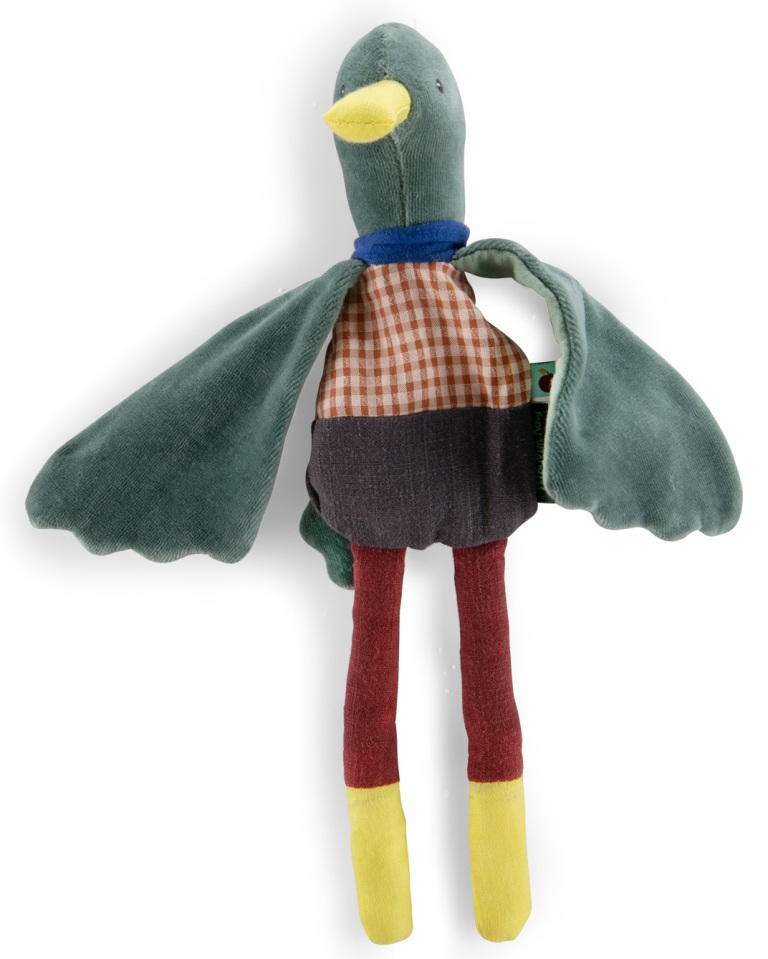 Doudou Hochet Canard Simonet Pomme des Bois Doudou Hochet Canard Simonet Pomme des Bois