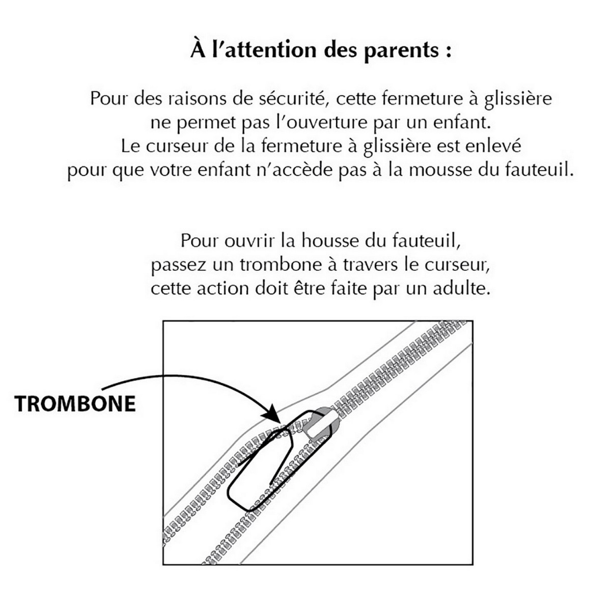 Fauteuil stitch