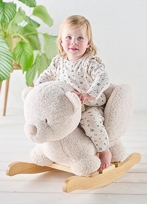 Bascule Ours Teddy Ecru Bascule Ours Teddy Ecru
