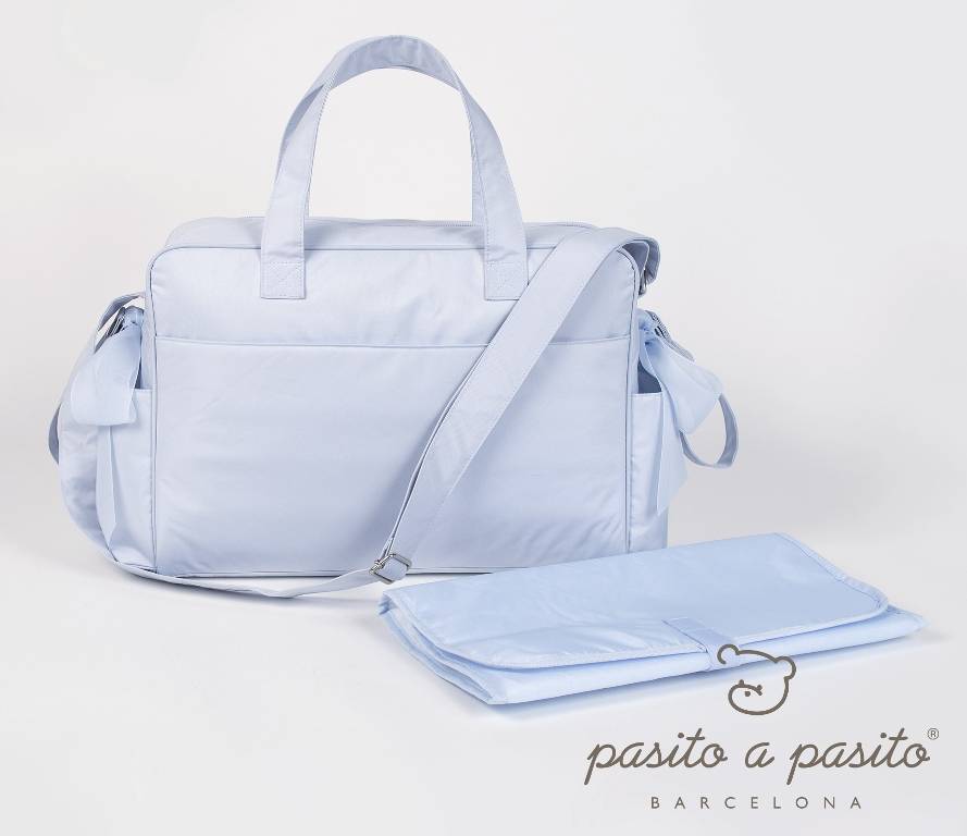 Sac à langer bleu hotsell