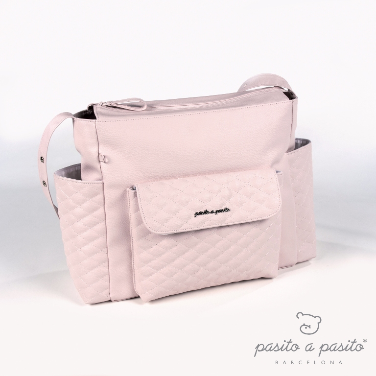 Sac à langer matelassé Inés Rose Sac à langer matelassé Inés Rose