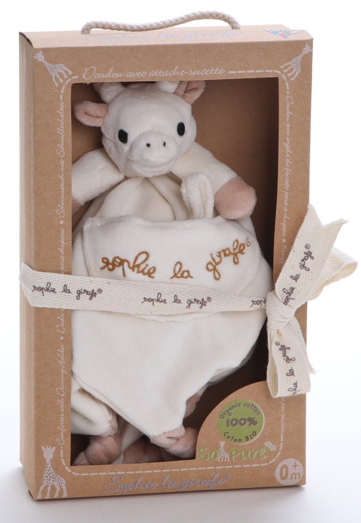 Vulli - Coffret doudou + Anneau de dentition So'pure Sophie la girafe