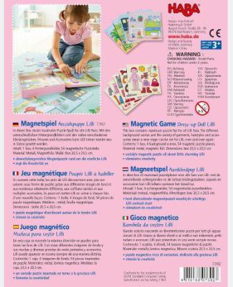Jeu Magnétique Poupée Lilli à Habiller Jeu Magnétique Poupée Lilli à Habiller