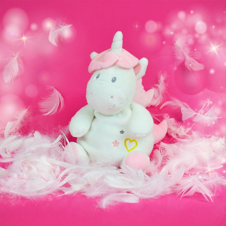 Peluche Bouillotte Licorne