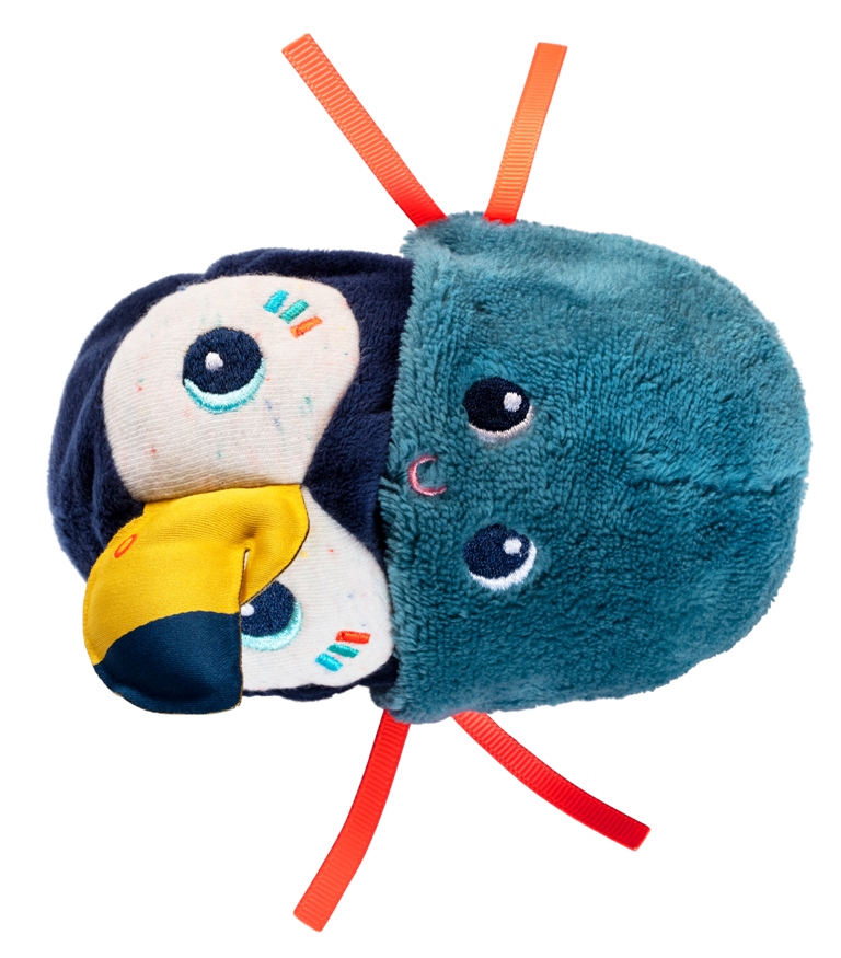 Peluche Mini Toucan Pablo Réversible Peluche Mini Toucan Pablo Réversible
