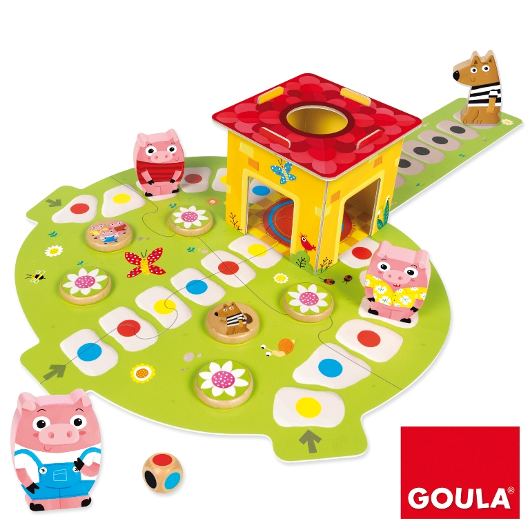Goula Jeu des 3 petits cochons Livraison Gratuite 24/48h