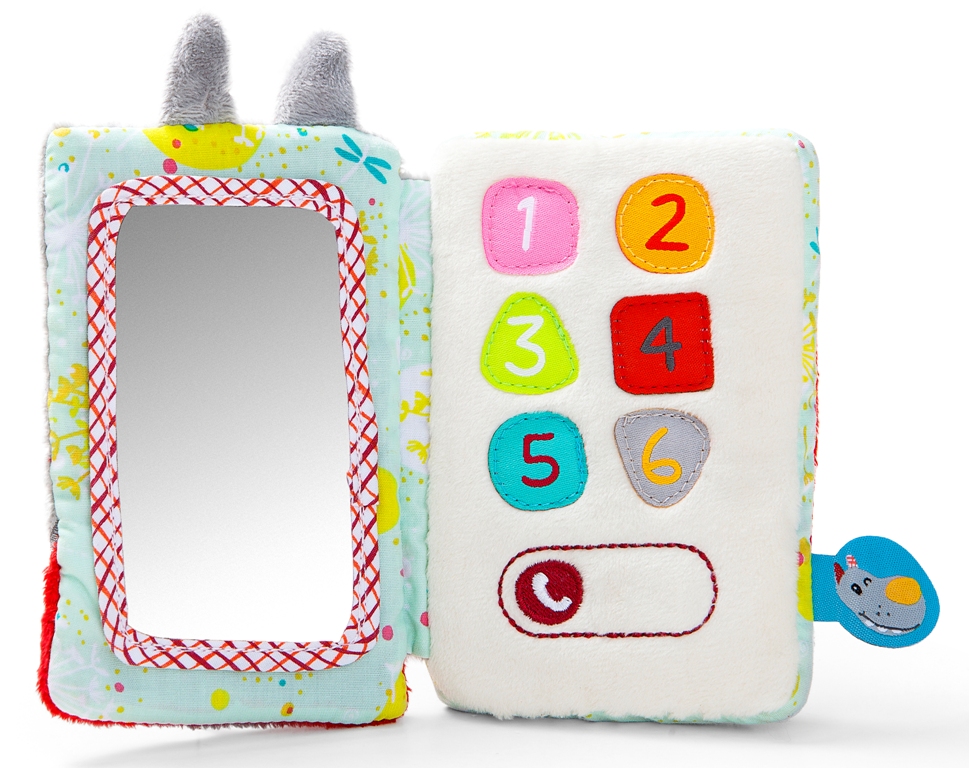 Téléphone en tissu Loup Nicolas