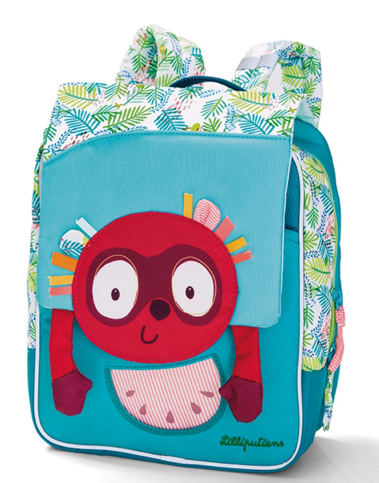 Lilliputiens Georges Grand - Cartable A4, taglia unica, colore blu