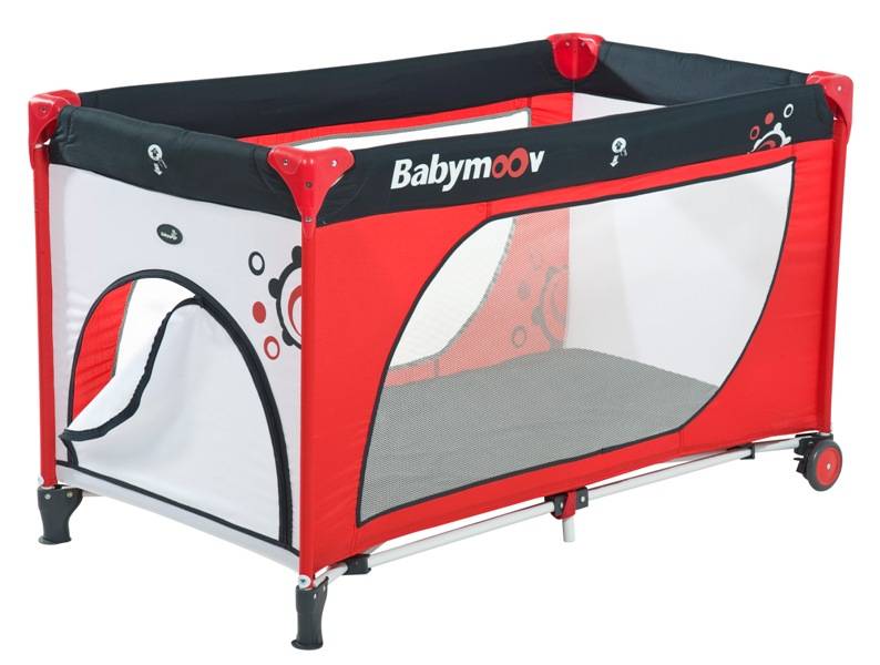 Babymoov - Lit parapluie moonlight rouge gris