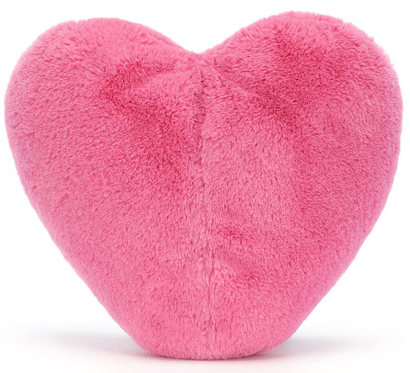 Jellycat - Peluche coeur rose amuseable large, Livraison Gratuite 24/48h