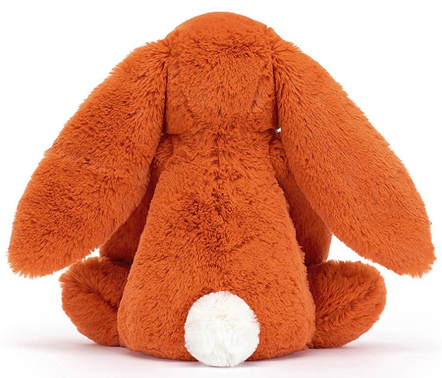 JELLYCAT doudou lapin beige brodé