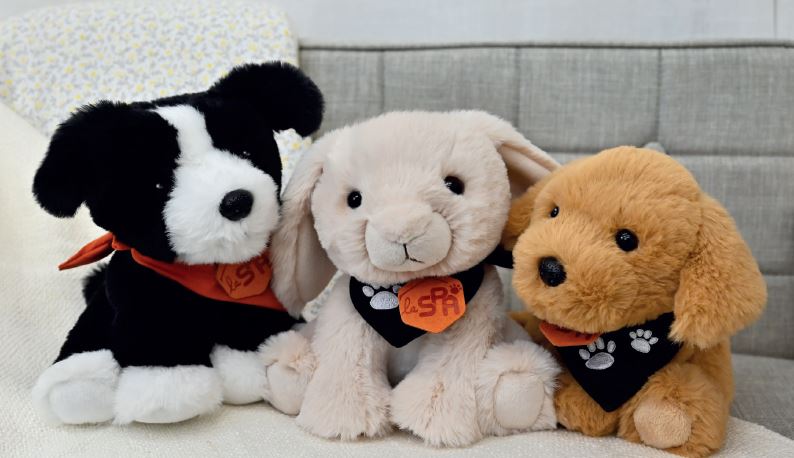 Peluche Lestée Géante 71cm Pour Enfant - Chien Noir Et Blanc 2,95kg