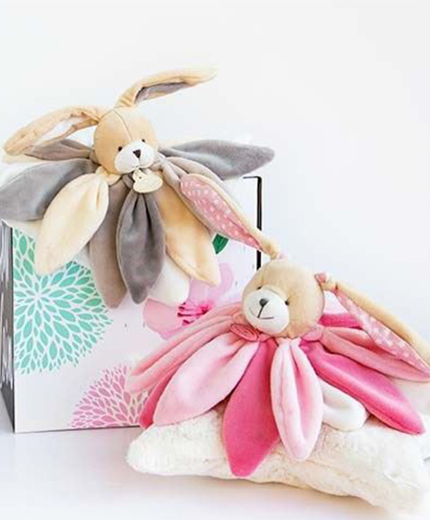 Doudou Lapin Taupe Collector - 28 cm