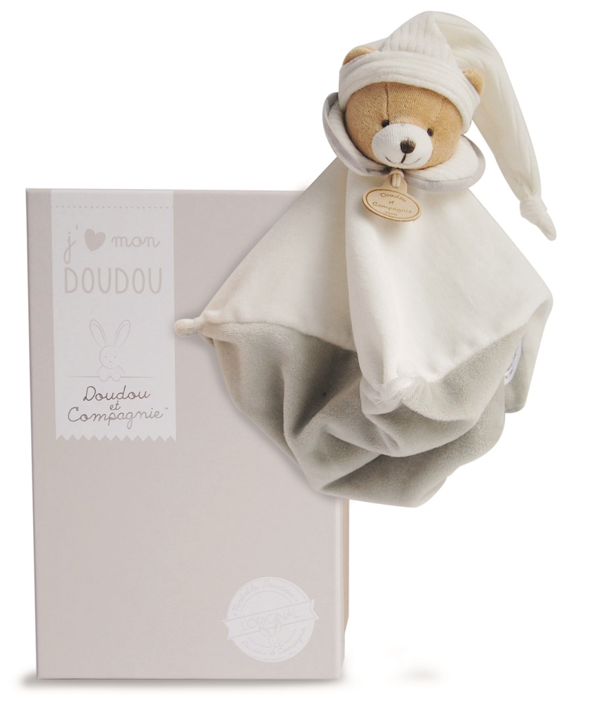 Doudou Ours Taupe - 25 cm