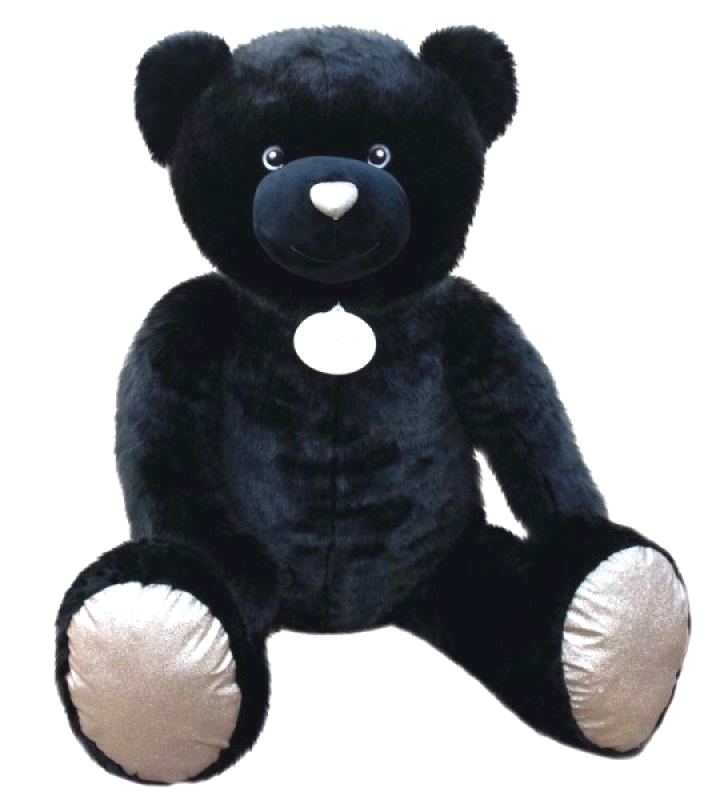 Doudou Et Compagnie - Peluche ours noir collection 200 cm