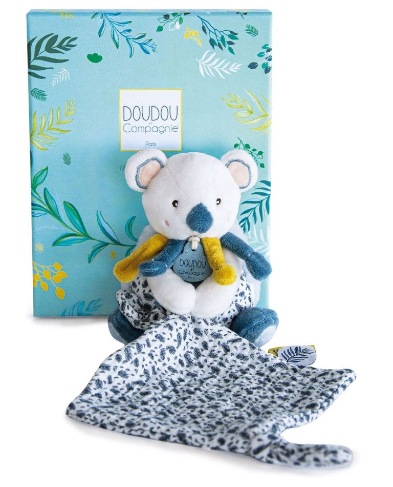 Peluche Pantin avec Doudou Koala Yoca - 15 cm