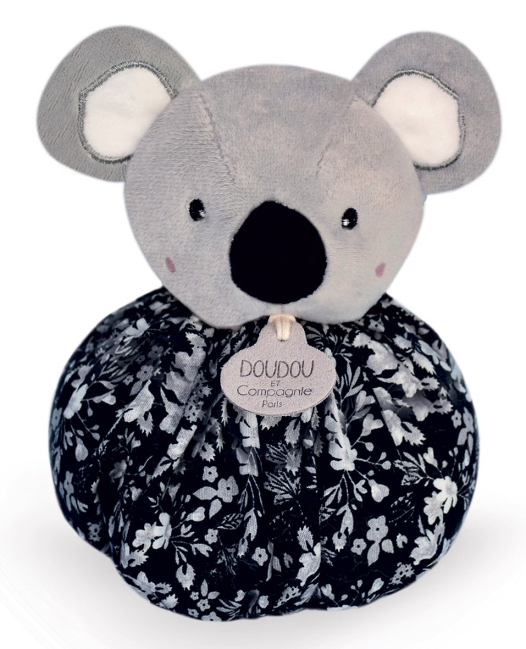 Doudou Koala gris - Cocon - Balle d'éveil - 3 EN 1-Doudou et compagnie