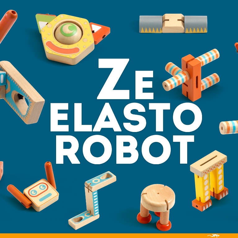 Ze Elastorobot - jeux de construction dès 3 ans Djeco - 16,90€