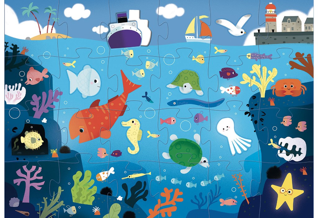 Puzzle Géant sous la mer Puzzle Géant sous la mer