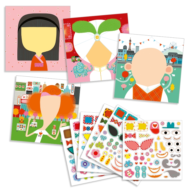 Kit Créer avec des stickers Tous différents