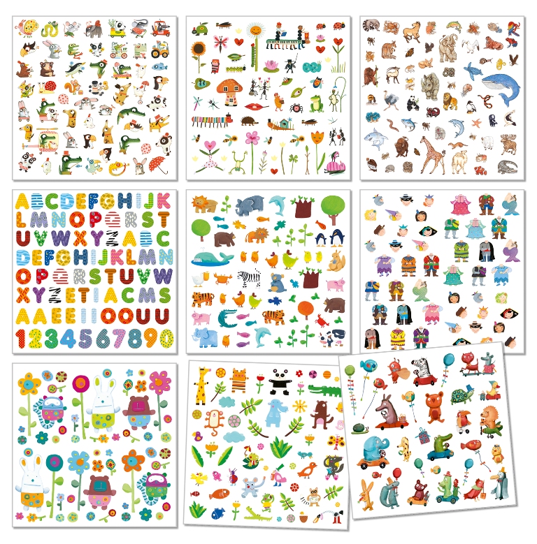 Kit 1000 Stickers pour les petits