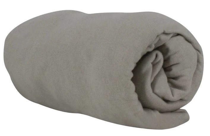 Drap Housse Gris - 60x120 cm