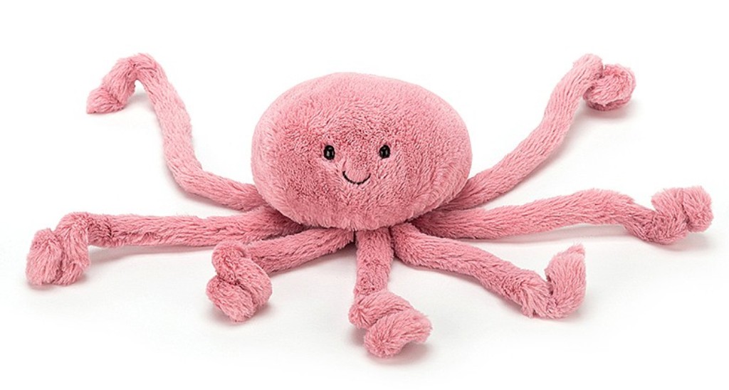 Jellycat Peluche pieuvre ellie 25 cm Doudouplanet Livraison Gratuite 24 48h