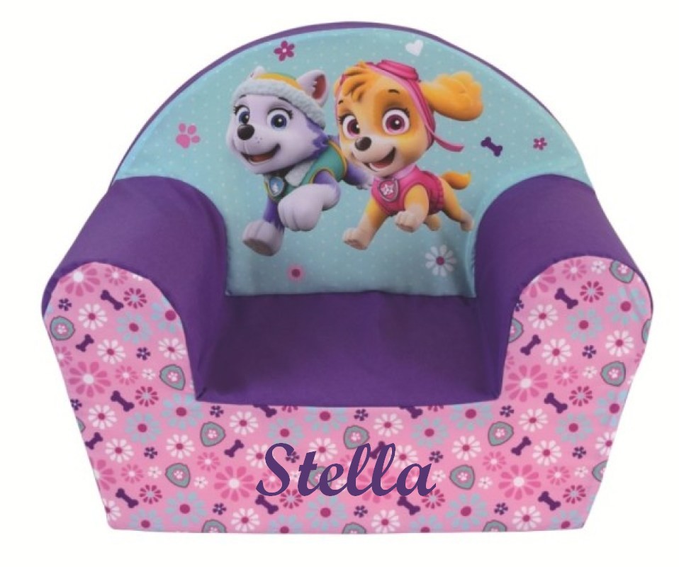 Fun House - Fauteuil club paw patrol fille, Livraison Gratuite 24/48h