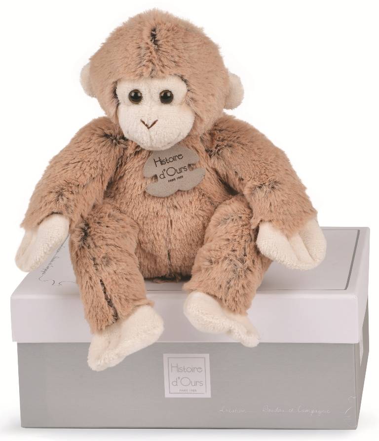 Ours - Singe ancien en peluche pour poupée ancienne Jumeau, bru, sfbj