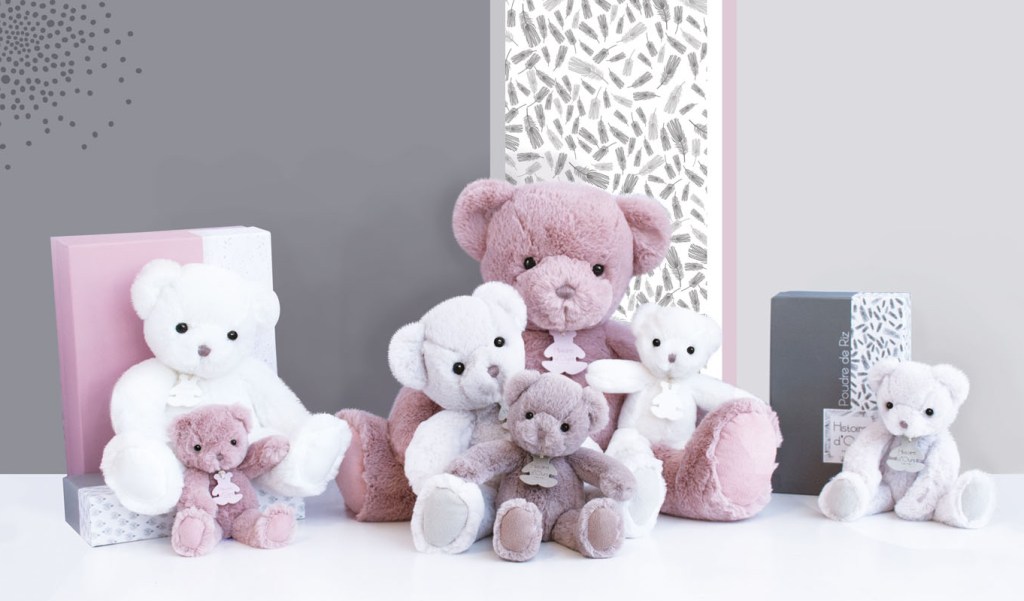 Histoire D Ours - Peluche ours coloriage rose des bois 45 cm, Livraison  Gratuite 24/48h