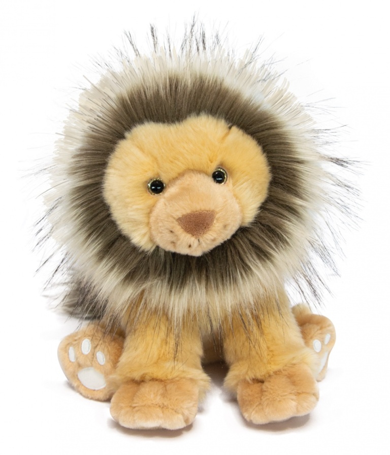 Lion - 25 cm - Jouets en peluche réalistes pour enfants, Tigre
