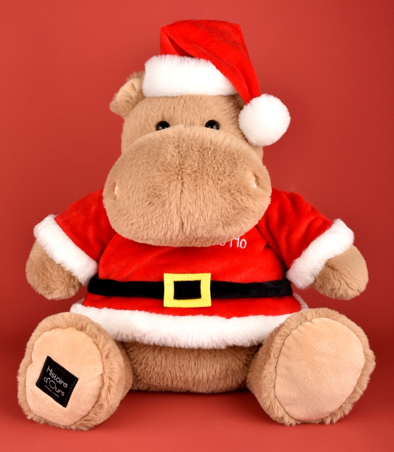Peluche Hippo Kris Hug Noël - 38 cm Peluche Hippo Kris Hug Noël - 38 cm