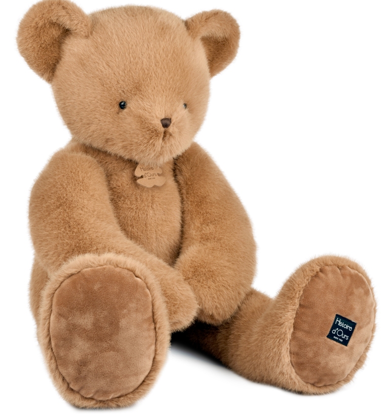 Peluche Ours Clémentin Praline Cacahuète - 80 cm Peluche Ours Clémentin Praline Cacahuète - 80 cm