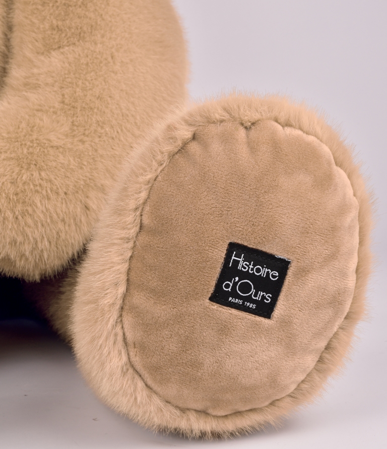 Peluche Ours Clémentin Miel Amande - 80 cm Peluche Ours Clémentin Miel Amande - 80 cm