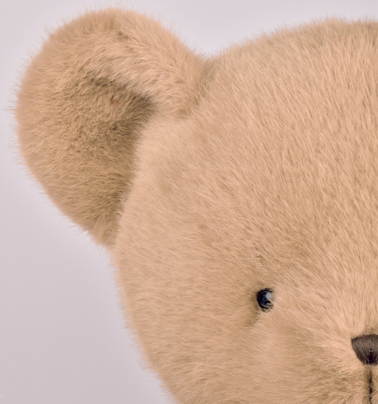 Peluche Ours Clémentin Miel Amande - 80 cm Peluche Ours Clémentin Miel Amande - 80 cm