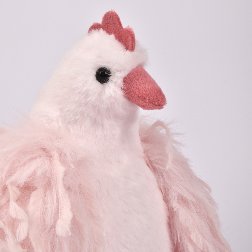 Peluche Poule Rose Lady Les Poulettes Peluche Poule Rose Lady Les Poulettes