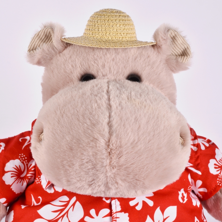 Peluche Hippopotame Aloha - 38 cm Peluche Hippopotame Aloha - 38 cm