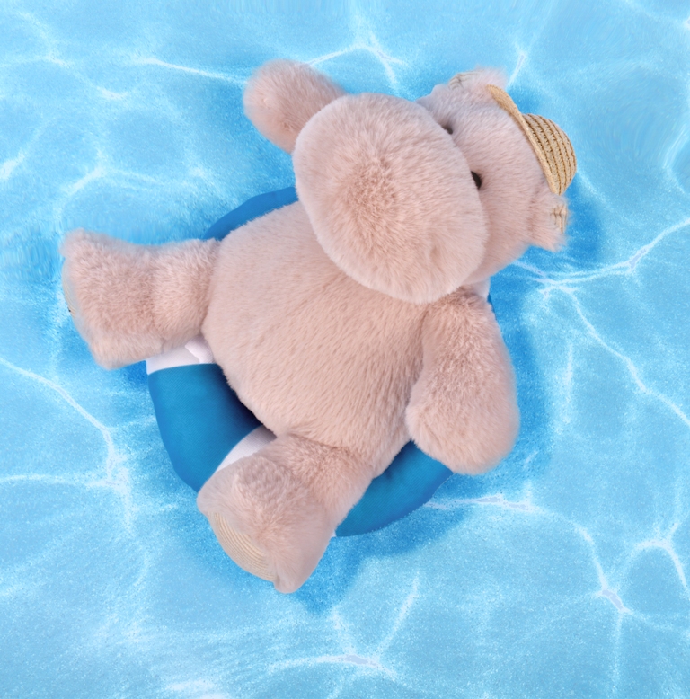 Peluche Hippopotame Bubble Beach - 20 cm Peluche Hippopotame Bubble Beach - 20 cm