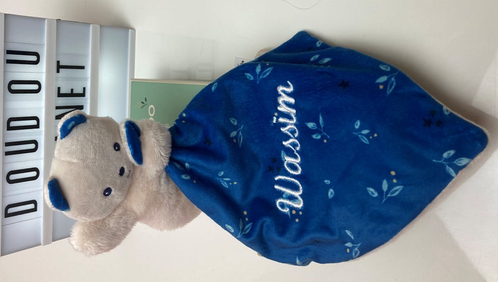Doudou Ours Noctambule Carré Douceur Doudou Ours Noctambule Carré Douceur