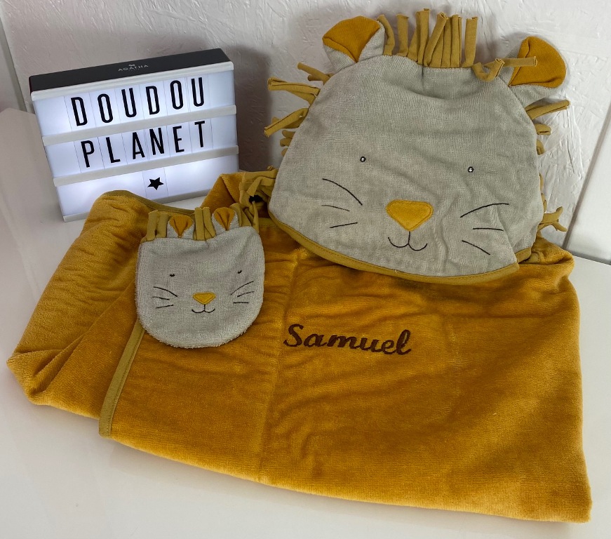 Cape de Bain Lion Paprika Sous mon Baobab Cape de Bain Lion Paprika Sous mon Baobab